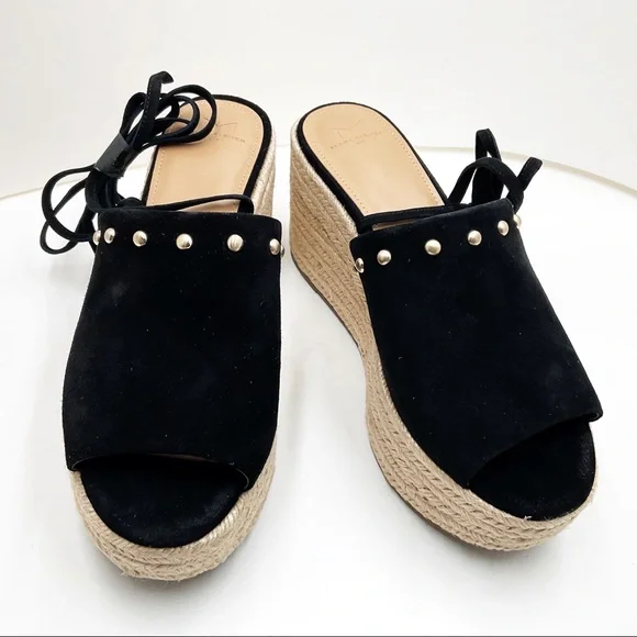 🆕{Marc Fisher} Verena Studded Suede Espadrilles - Picture 6 of 17